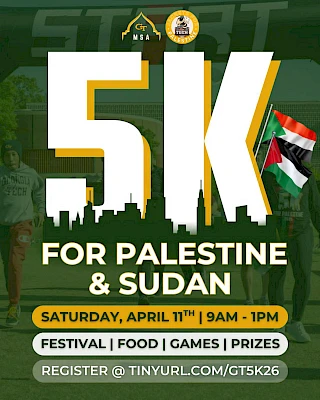 5K for Palestine & Sudan